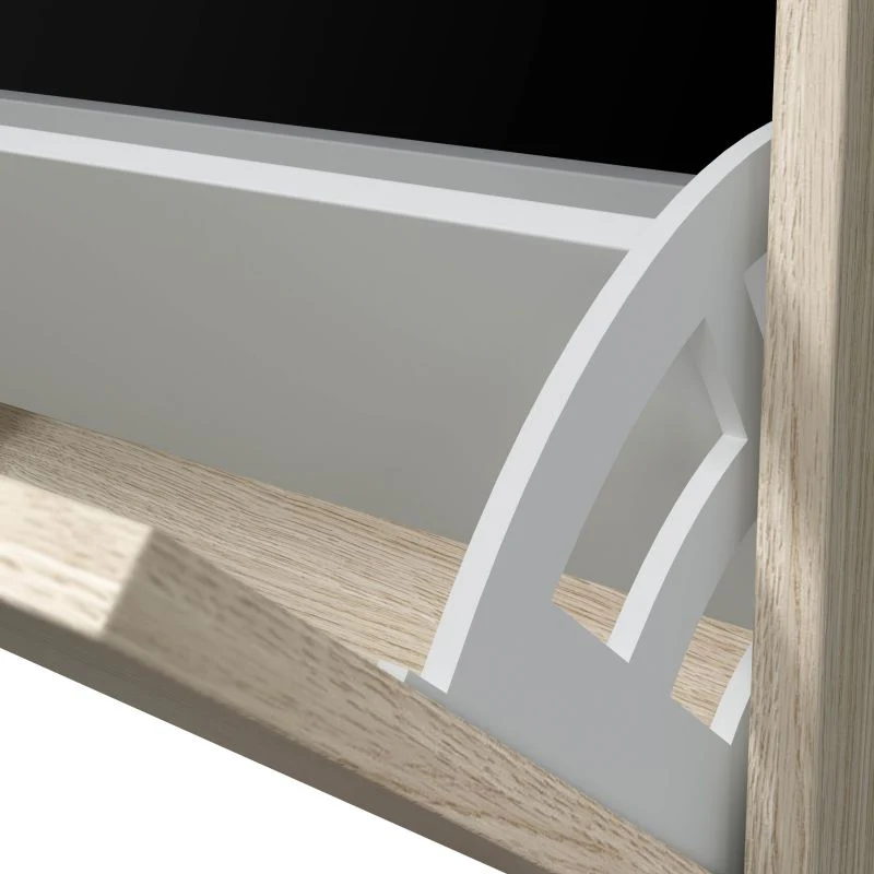 Zapatero Moderno De 3 Puertas Melamina, Roble, 60 X 113 X 22cm - Image 5